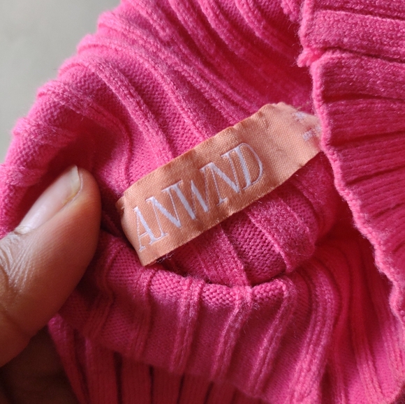 Pink Ribknit Sweater Size S - Picture 6 of 10